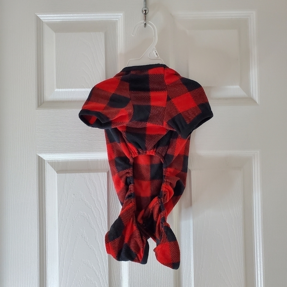 🇺🇸Buffalo Plaid Pajamas/Outfit for your Furbaby Size Small - Picture 4 of 7